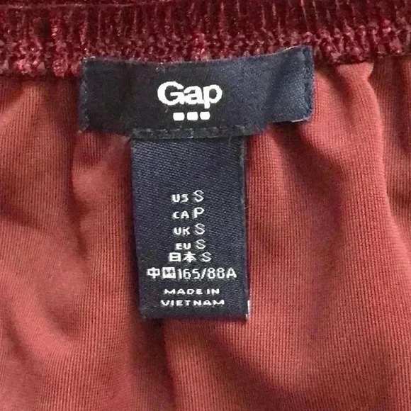 GAP Velvet Off The Shoulder Blouse Size S - Picture 5 of 6